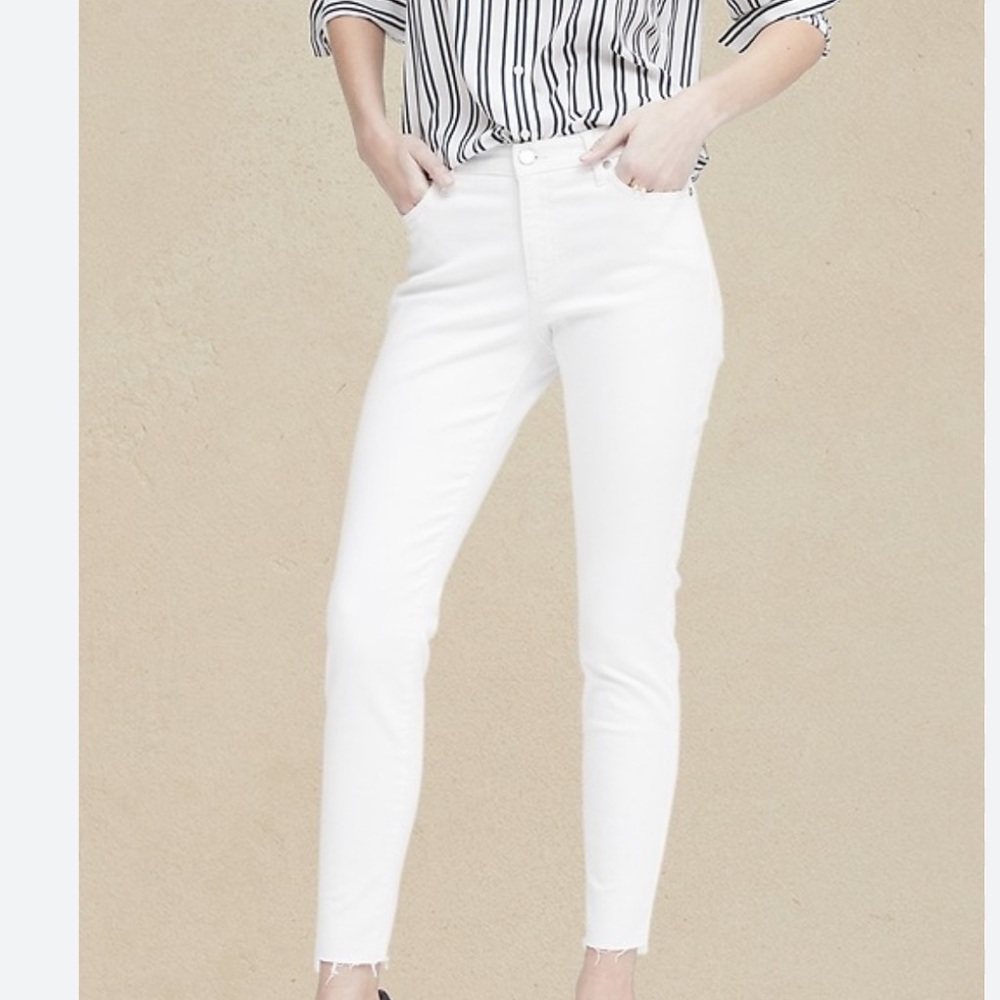 NWT Banana Republic Mid Rise Skinny Ankle Jeans
